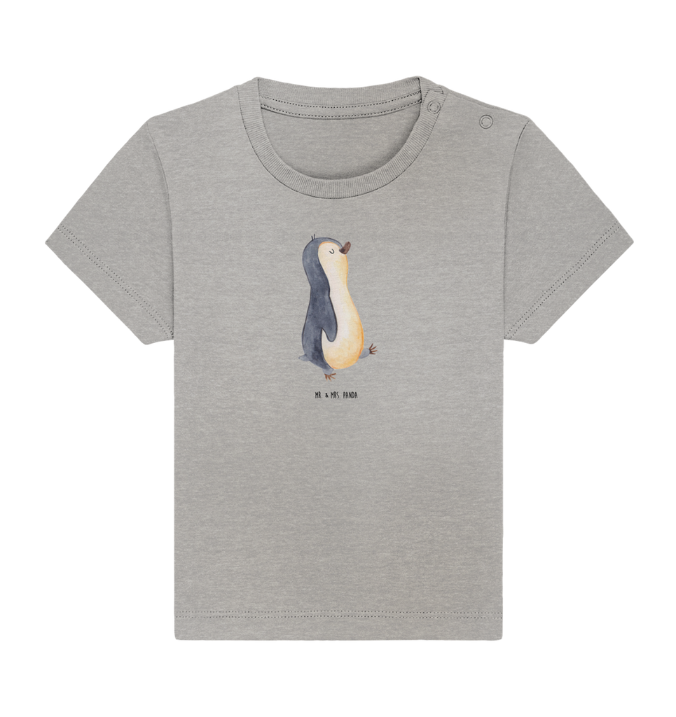 Organic Baby Shirt Pinguin marschierend Baby T-Shirt, Jungen Baby T-Shirt, Mädchen Baby T-Shirt, Shirt, Pinguin, Pinguine, Frühaufsteher, Langschläfer, Bruder, Schwester, Familie