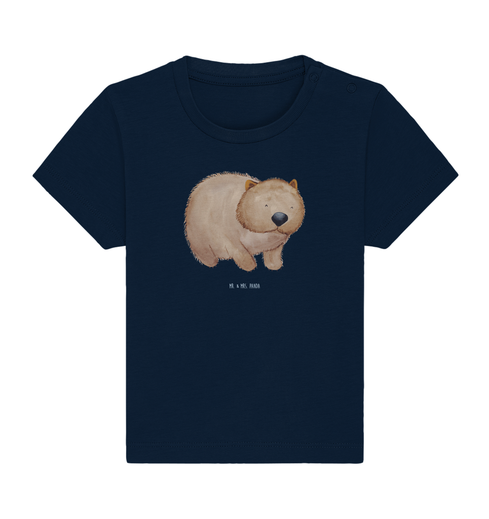 Organic Baby Shirt Wombat Baby T-Shirt, Jungen Baby T-Shirt, Mädchen Baby T-Shirt, Shirt, Tiermotive, Gute Laune, lustige Sprüche, Tiere, Wombat, Das Leben ist schön, Motivation, Spruch, Australien