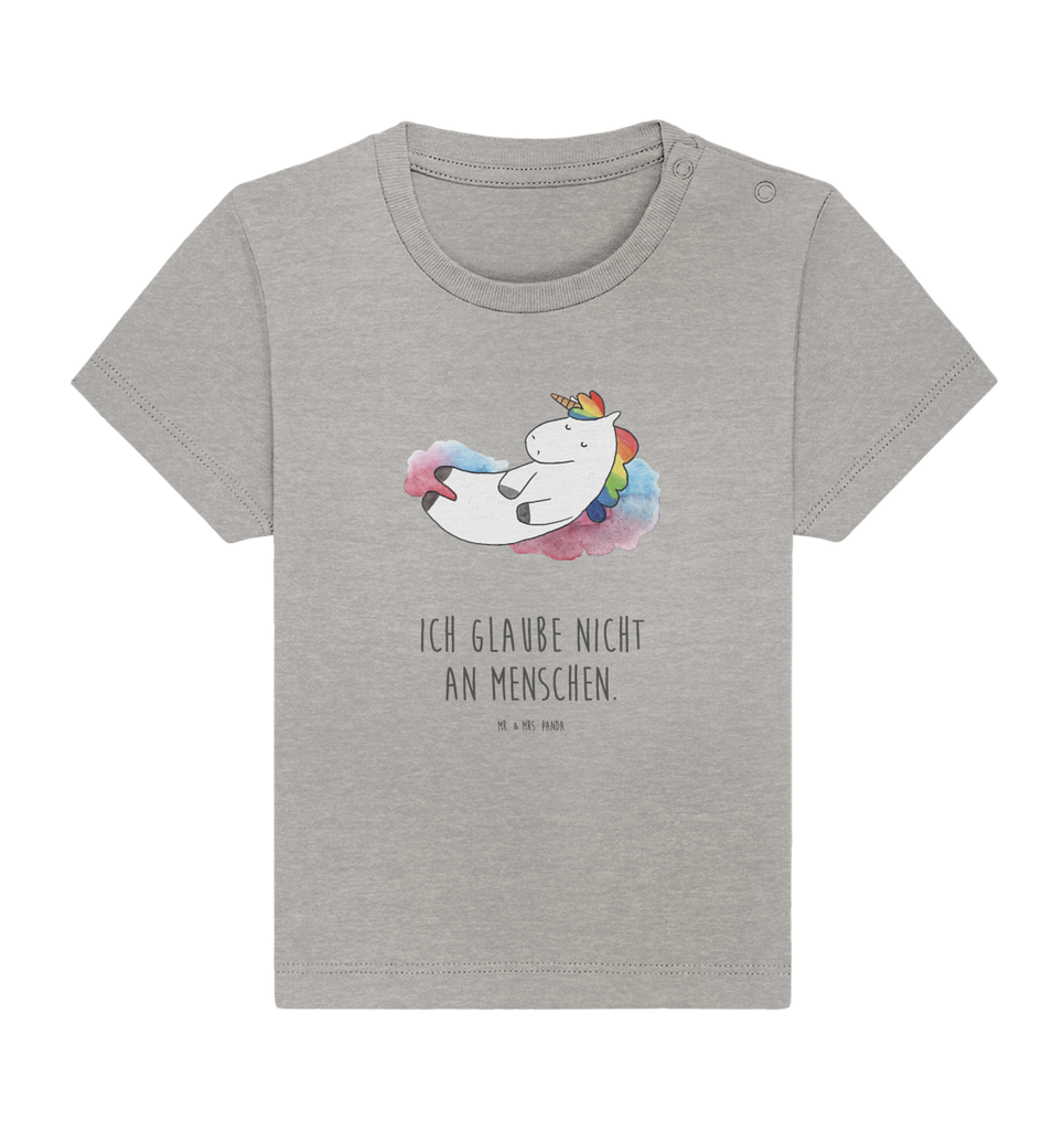 Organic Baby Shirt Einhorn Wolke 7 Baby T-Shirt, Jungen Baby T-Shirt, Mädchen Baby T-Shirt, Shirt, Einhorn, Einhörner, Einhorn Deko, Pegasus, Unicorn, verliebt, Menschen, witzig, lustig, Geschenk, Glaube, Realität, Lächeln
