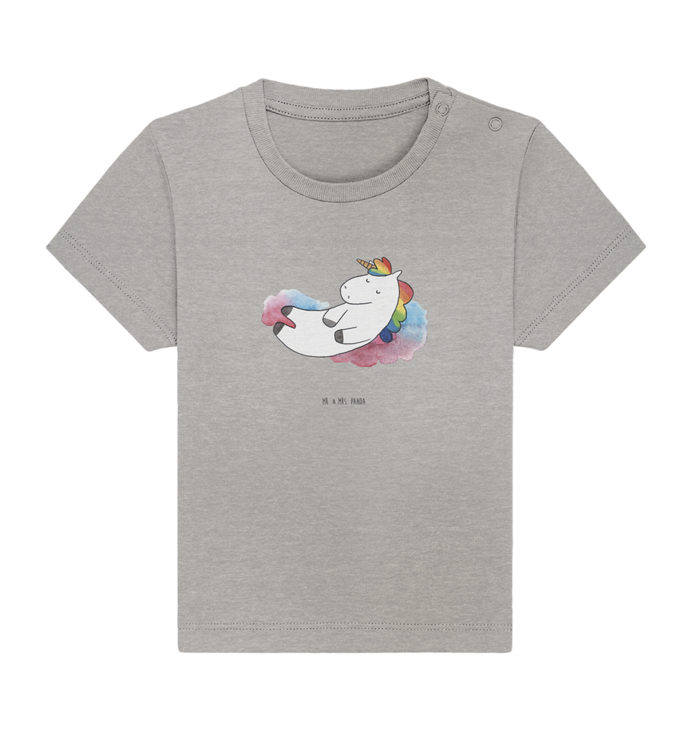 Organic Baby Shirt Einhorn Wolke 7 Baby T-Shirt, Jungen Baby T-Shirt, Mädchen Baby T-Shirt, Shirt, Einhorn, Einhörner, Einhorn Deko, Pegasus, Unicorn, verliebt, Menschen, witzig, lustig, Geschenk, Glaube, Realität, Lächeln