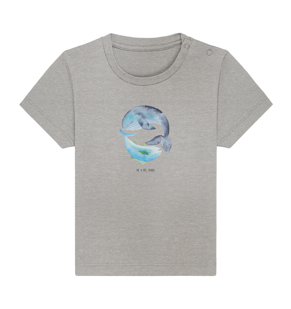 Organic Baby Shirt Walfisch & Thunfisch Baby T-Shirt, Jungen Baby T-Shirt, Mädchen Baby T-Shirt, Shirt, Tiermotive, Gute Laune, lustige Sprüche, Tiere, Wal, Wahl, Tunfisch, Wortwitz lustig, Spruch lustig, Flachwitz, Witz, Spruch des Tages, Flachwitz Geschenk