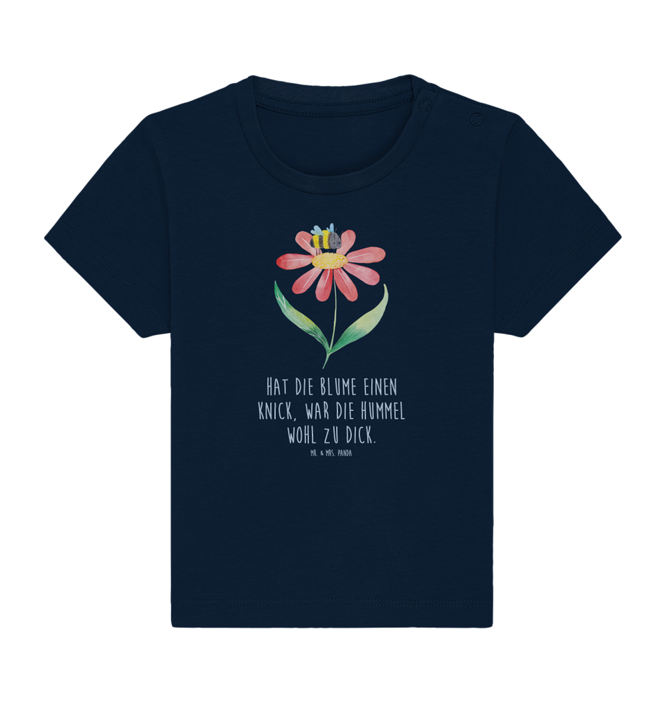 Organic Baby Shirt Hummel Blume Baby T-Shirt, Jungen Baby T-Shirt, Mädchen Baby T-Shirt, Shirt, Tiermotive, Gute Laune, lustige Sprüche, Tiere, Hummel, Blume, Wespe, Flauschig, Natur, Feld, Hummeln, Biene