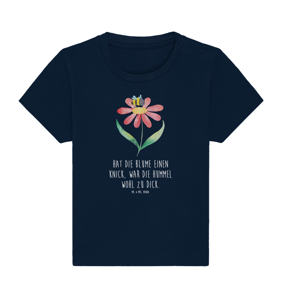 Organic Baby Shirt Hummel Blume Baby T-Shirt, Jungen Baby T-Shirt, Mädchen Baby T-Shirt, Shirt, Tiermotive, Gute Laune, lustige Sprüche, Tiere, Hummel, Blume, Wespe, Flauschig, Natur, Feld, Hummeln, Biene