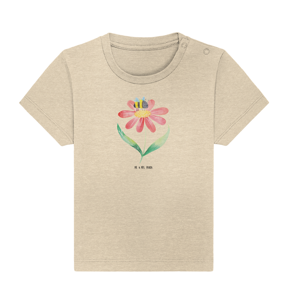 Organic Baby Shirt Hummel Blume Baby T-Shirt, Jungen Baby T-Shirt, Mädchen Baby T-Shirt, Shirt, Tiermotive, Gute Laune, lustige Sprüche, Tiere, Hummel, Blume, Wespe, Flauschig, Natur, Feld, Hummeln, Biene