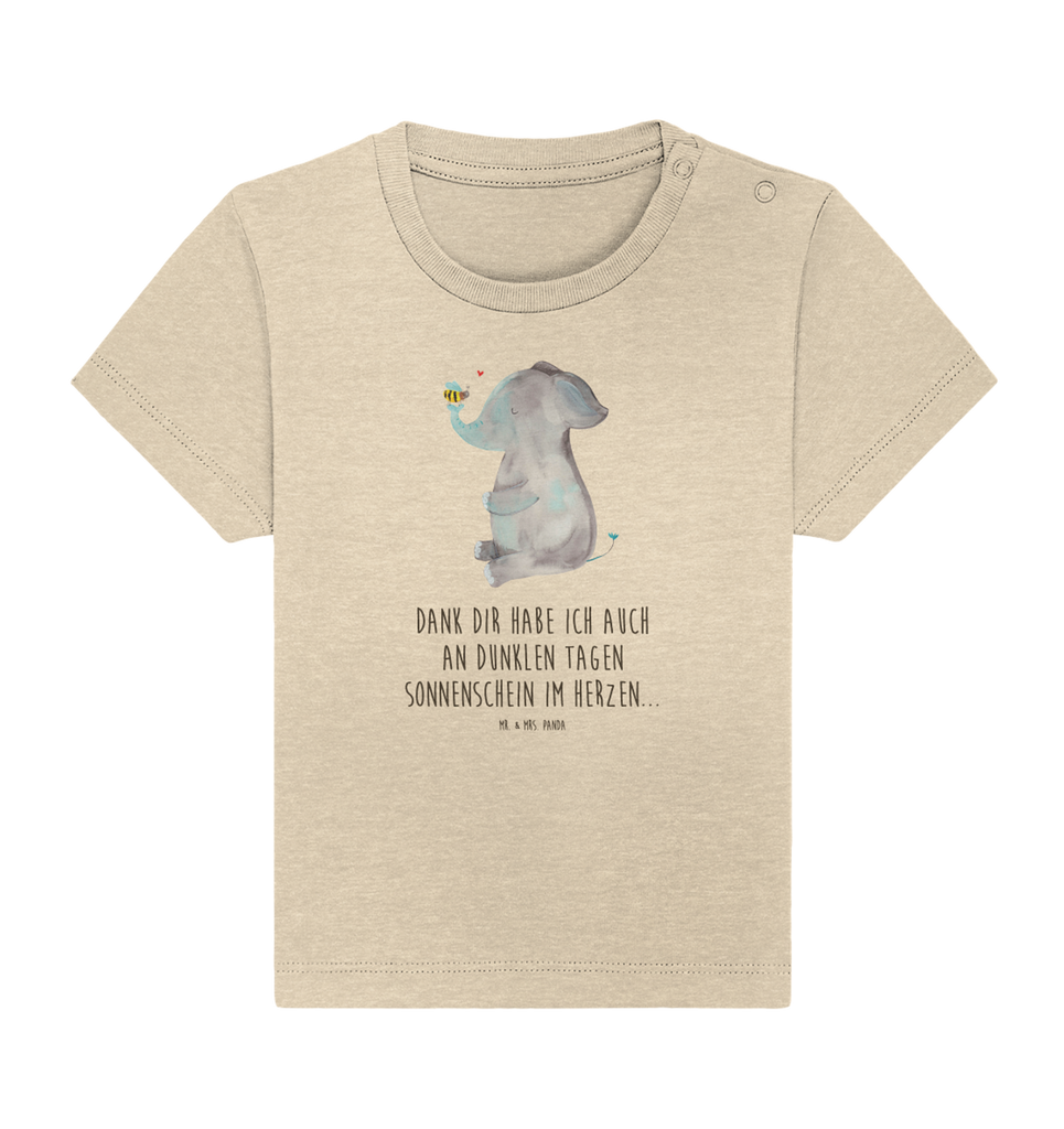 Organic Baby Shirt Elefant & Biene Baby T-Shirt, Jungen Baby T-Shirt, Mädchen Baby T-Shirt, Shirt, Tiermotive, Gute Laune, lustige Sprüche, Tiere, Elefant, Biene, Liebe, Liebesbeweis, Jahrestag, Liebesgeschenk, Heiratsantrag, Hochzeitsgeschenk, Liebesspruch