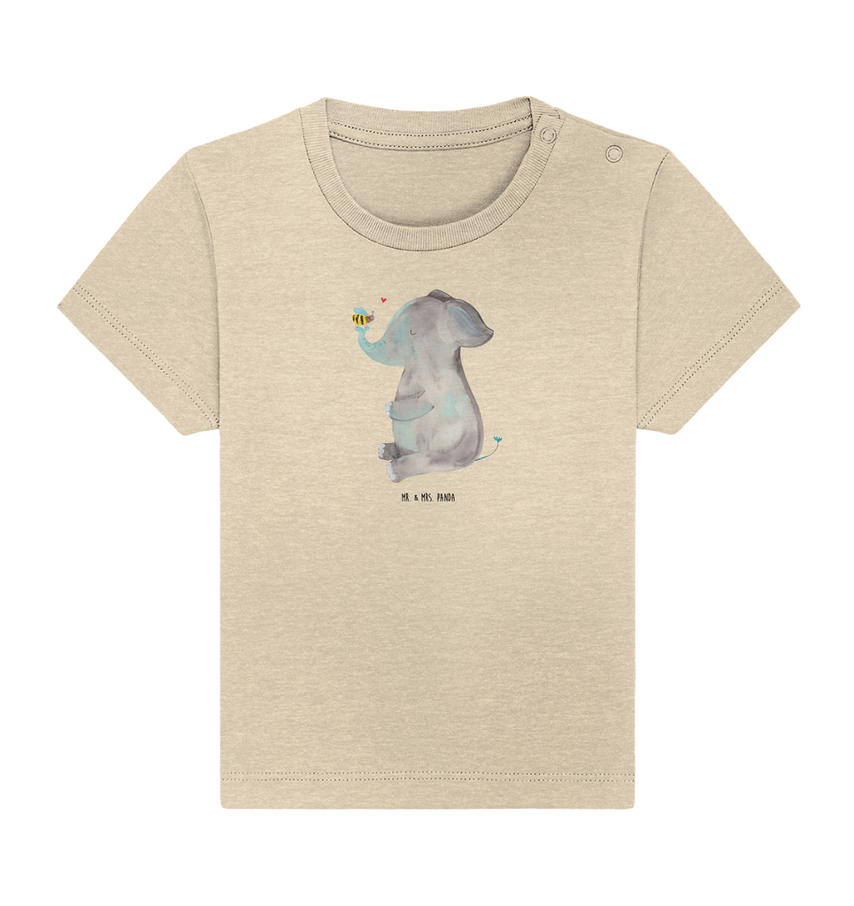 Organic Baby Shirt Elefant & Biene Baby T-Shirt, Jungen Baby T-Shirt, Mädchen Baby T-Shirt, Shirt, Tiermotive, Gute Laune, lustige Sprüche, Tiere, Elefant, Biene, Liebe, Liebesbeweis, Jahrestag, Liebesgeschenk, Heiratsantrag, Hochzeitsgeschenk, Liebesspruch