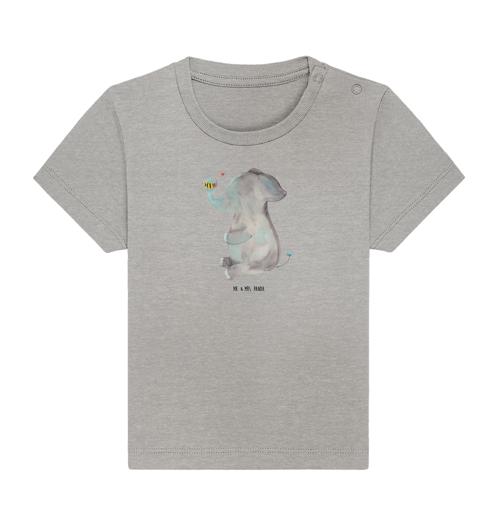 Organic Baby Shirt Elefant & Biene Baby T-Shirt, Jungen Baby T-Shirt, Mädchen Baby T-Shirt, Shirt, Tiermotive, Gute Laune, lustige Sprüche, Tiere, Elefant, Biene, Liebe, Liebesbeweis, Jahrestag, Liebesgeschenk, Heiratsantrag, Hochzeitsgeschenk, Liebesspruch