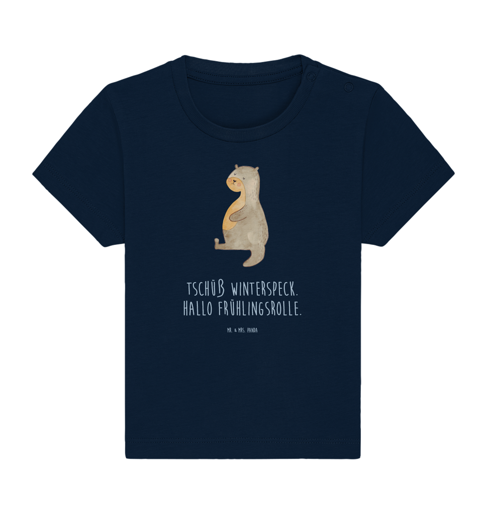 Organic Baby Shirt Otter Bauch Baby T-Shirt, Jungen Baby T-Shirt, Mädchen Baby T-Shirt, Shirt, Otter, Fischotter, Seeotter, Otter Seeotter See Otter