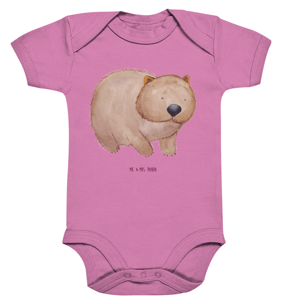 Organic Baby Body Wombat Babykleidung, Babystrampler, Strampler, Wickelbody, Baby Erstausstattung, Junge, Mädchen, Tiermotive, Gute Laune, lustige Sprüche, Tiere, Wombat, Das Leben ist schön, Motivation, Spruch, Australien