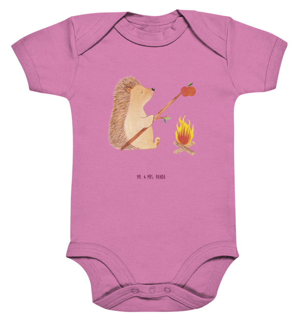 Organic Baby Body Igel grillt Babykleidung, Babystrampler, Strampler, Wickelbody, Baby Erstausstattung, Junge, Mädchen, Tiermotive, Gute Laune, lustige Sprüche, Tiere, Igel, Grillen, Ziele, Motivation, arbeitslos, Sinn des Lebens, Spruch