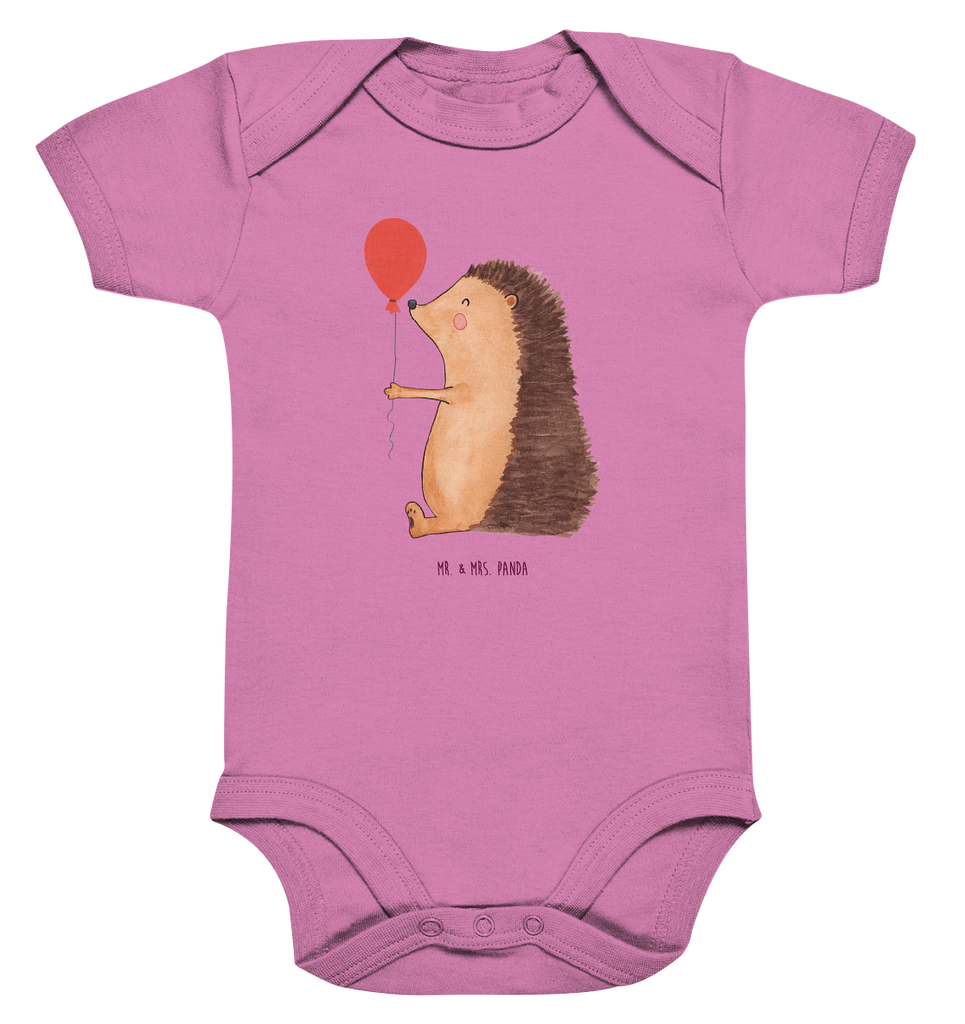 Organic Baby Body Igel mit Luftballon Babykleidung, Babystrampler, Strampler, Wickelbody, Baby Erstausstattung, Junge, Mädchen, Tiermotive, Gute Laune, lustige Sprüche, Tiere, Igel, Geburtstag, Herzlichen Glückwunsch, Glückwunsch, Geburtstagskind, Ballon, Happy Birthday