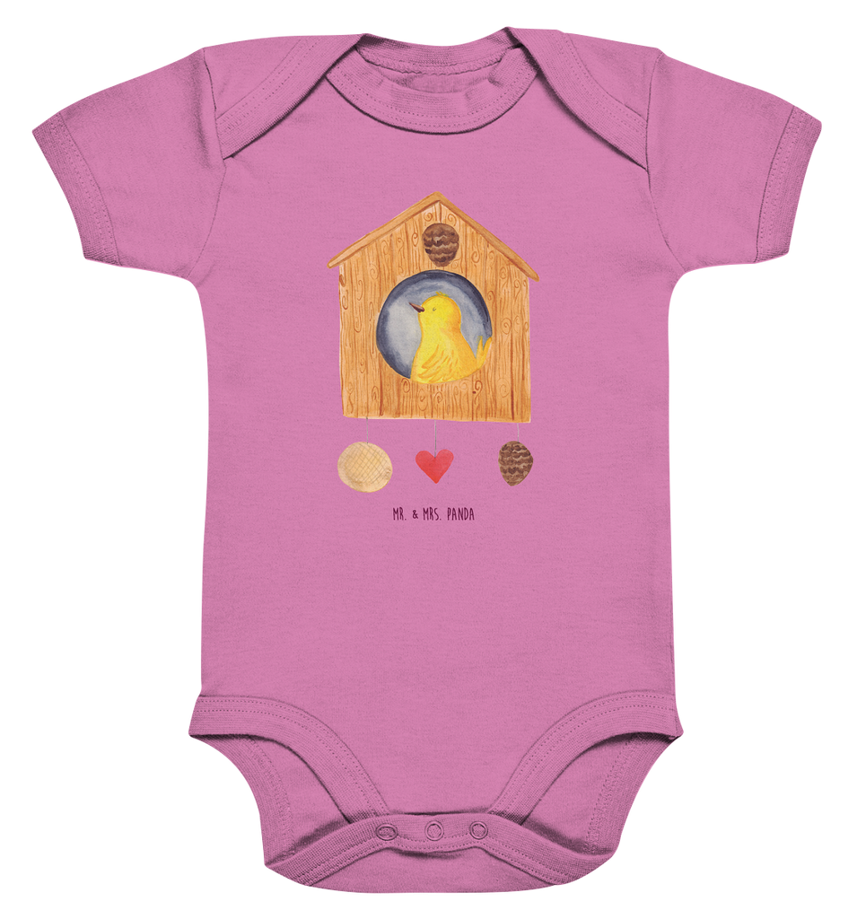 Organic Baby Body Vogelhaus sweet Home Babykleidung, Babystrampler, Strampler, Wickelbody, Baby Erstausstattung, Junge, Mädchen, Tiermotive, Gute Laune, lustige Sprüche, Tiere, Vogelhaus, Vogel, Home sweet Home, Einzug, Umzug, Geschenk, Einzugsgeschenk, Hausbau, Haus