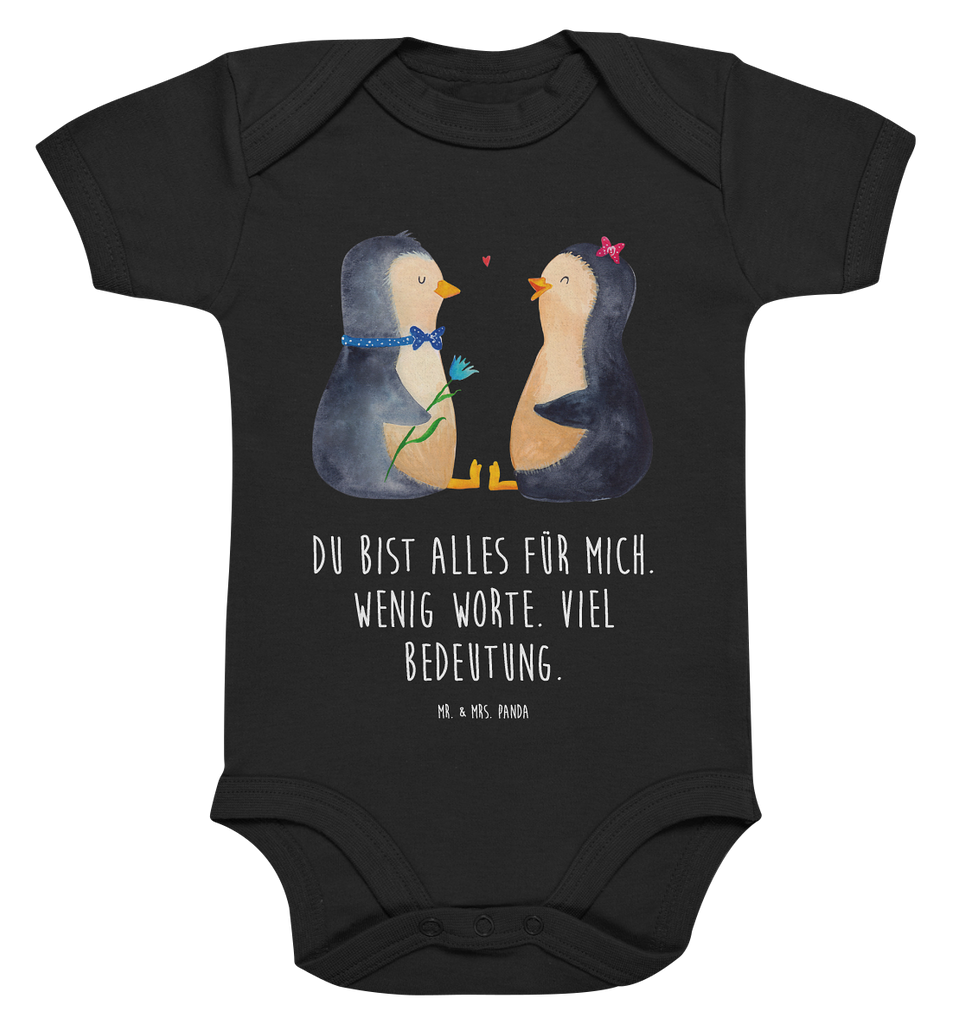 Organic Baby Body Pinguin Pärchen Babykleidung, Babystrampler, Strampler, Wickelbody, Baby Erstausstattung, Junge, Mädchen, Pinguin, Pinguine, Liebe, Liebespaar, Liebesbeweis, Liebesgeschenk, Verlobung, Jahrestag, Hochzeitstag, Hochzeit, Hochzeitsgeschenk, große Liebe, Traumpaar
