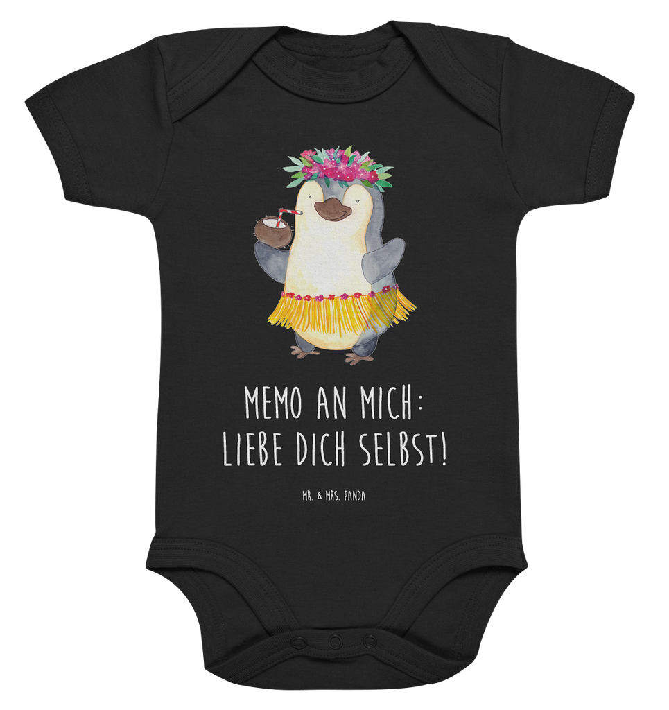 Organic Baby Body Pinguin Kokosnuss Babykleidung, Babystrampler, Strampler, Wickelbody, Baby Erstausstattung, Junge, Mädchen, Pinguin, Aloha, Hawaii, Urlaub, Kokosnuss, Pinguine