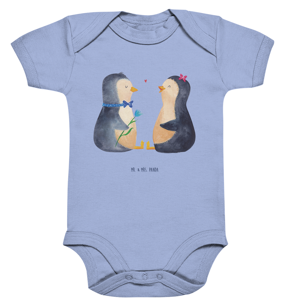 Organic Baby Body Pinguin Pärchen Babykleidung, Babystrampler, Strampler, Wickelbody, Baby Erstausstattung, Junge, Mädchen, Pinguin, Pinguine, Liebe, Liebespaar, Liebesbeweis, Liebesgeschenk, Verlobung, Jahrestag, Hochzeitstag, Hochzeit, Hochzeitsgeschenk, große Liebe, Traumpaar