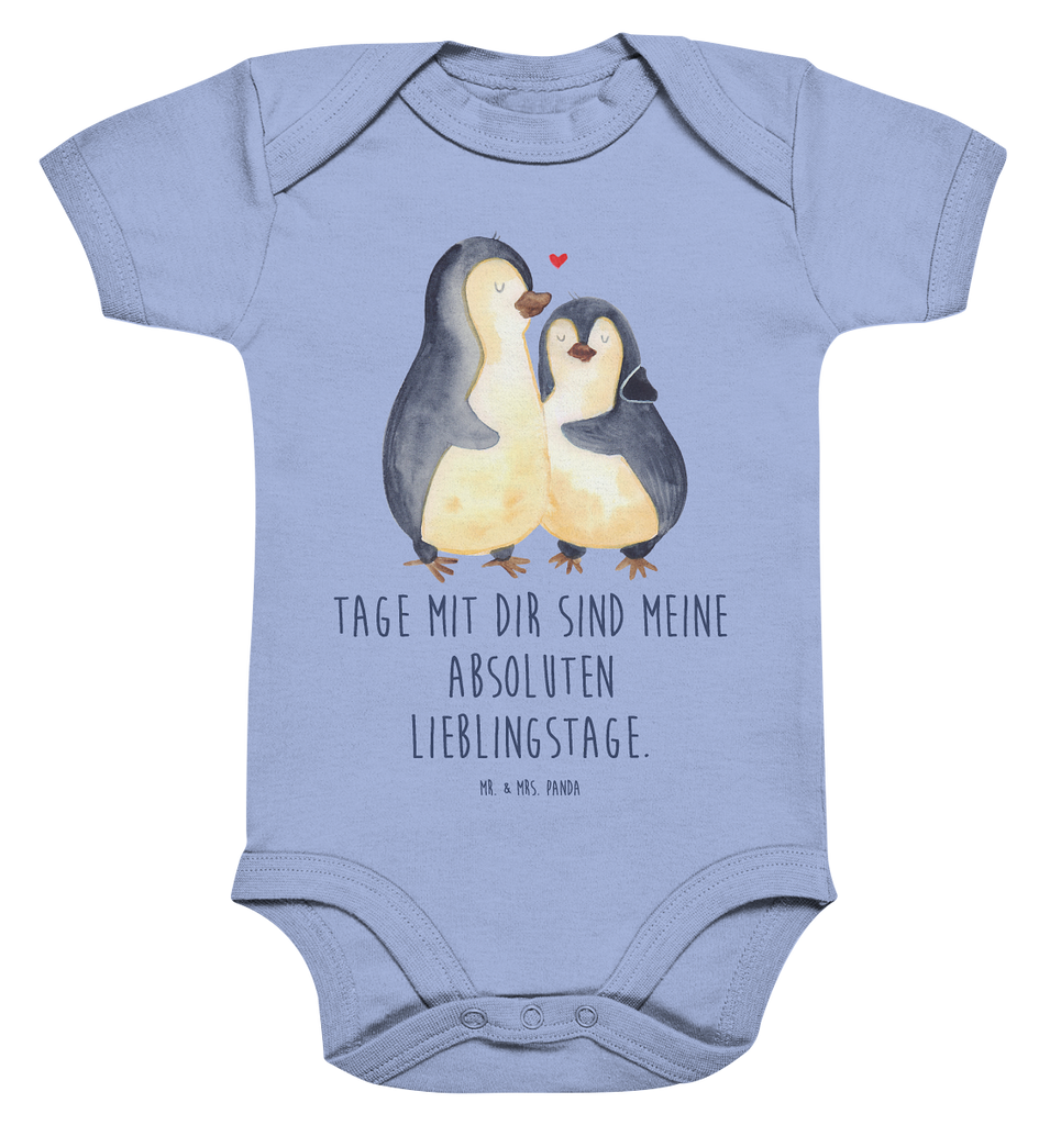 Organic Baby Body Pinguin umarmend Babykleidung, Babystrampler, Strampler, Wickelbody, Baby Erstausstattung, Junge, Mädchen, Pinguin, Liebe, Liebespaar, Liebesbeweis, Liebesgeschenk, Verlobung, Jahrestag, Hochzeitstag, Hochzeit, Hochzeitsgeschenk
