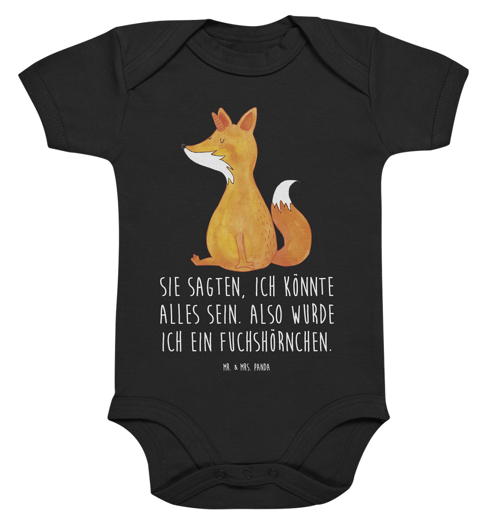 Organic Baby Body Fuchshörnchen Wunsch Babykleidung, Babystrampler, Strampler, Wickelbody, Baby Erstausstattung, Junge, Mädchen, Einhorn, Einhörner, Einhorn Deko, Pegasus, Unicorn, Fuchs, Unicorns, Fuchshörnchen, Fuchshorn, Foxycorn, Füchse