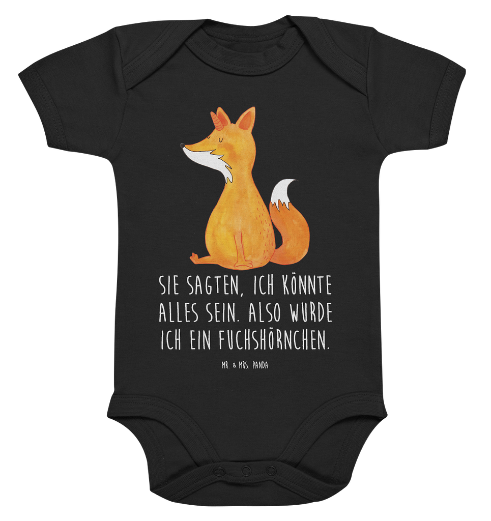 Organic Baby Body Fuchshörnchen Wunsch Babykleidung, Babystrampler, Strampler, Wickelbody, Baby Erstausstattung, Junge, Mädchen, Einhorn, Einhörner, Einhorn Deko, Pegasus, Unicorn, Fuchs, Unicorns, Fuchshörnchen, Fuchshorn, Foxycorn, Füchse