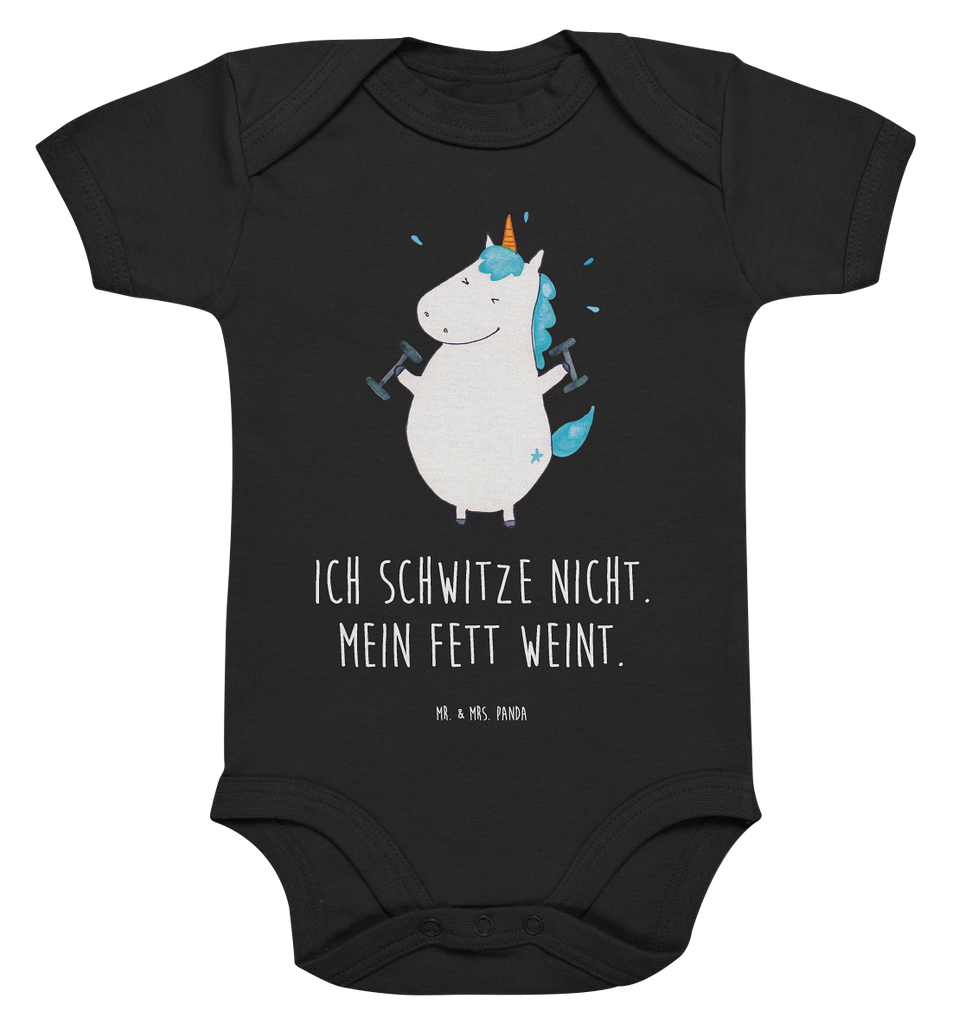 Organic Baby Body Einhorn Fitness Babykleidung, Babystrampler, Strampler, Wickelbody, Baby Erstausstattung, Junge, Mädchen, Einhorn, Einhörner, Einhorn Deko, Pegasus, Unicorn, Gym, Fitness, Fitnessstudio, Diät, Abnehmen, Sport, Pumpen, Geräte, Sixpack