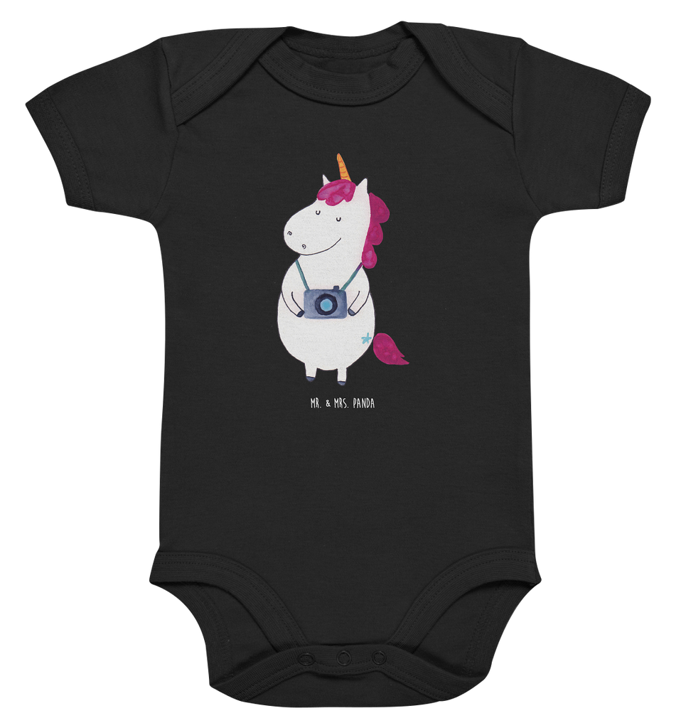 Organic Baby Body Einhorn Fotograf Babykleidung, Babystrampler, Strampler, Wickelbody, Baby Erstausstattung, Junge, Mädchen, Einhorn, Einhörner, Einhorn Deko, Pegasus, Unicorn, Fotograf, Fotografie, Kamera, Reisen, Weltreise, Weltenbummler, Urlaub, Tourist, Kurztrip, Reise, Städtereise