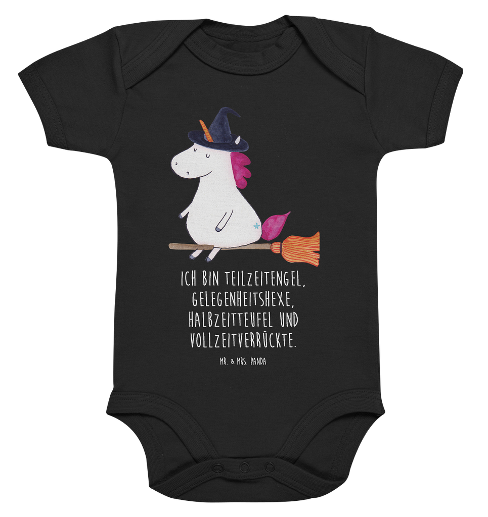 Organic Baby Body Einhorn Hexe Babykleidung, Babystrampler, Strampler, Wickelbody, Baby Erstausstattung, Junge, Mädchen, Einhorn, Einhörner, Einhorn Deko, Pegasus, Unicorn, Frau, Ehefrau, Hexe, Teufel, Engel, Verrückte, Freundin, Leben, Zicke