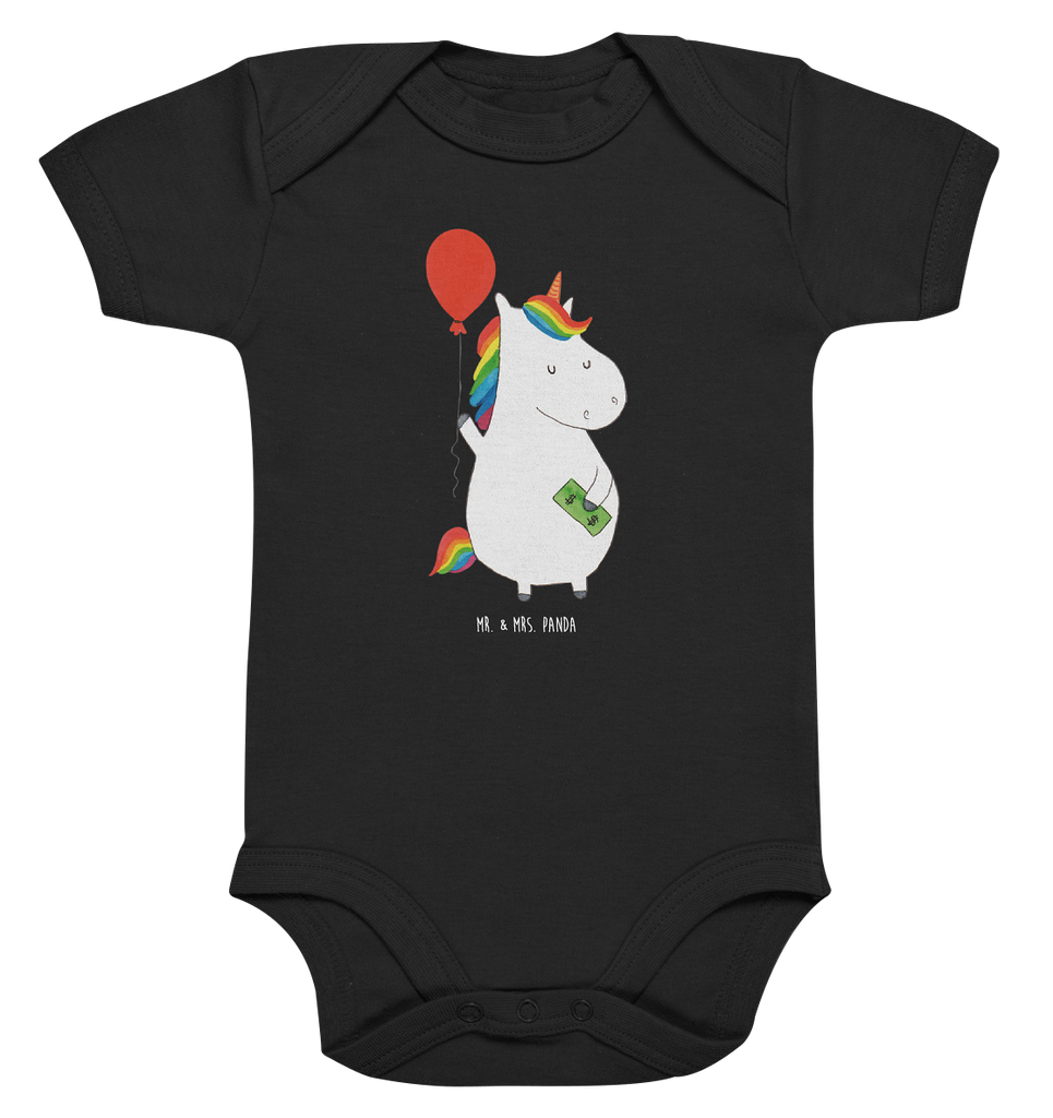Organic Baby Body Einhorn Luftballon Babykleidung, Babystrampler, Strampler, Wickelbody, Baby Erstausstattung, Junge, Mädchen, Einhorn, Einhörner, Einhorn Deko, Pegasus, Unicorn, Luftballon, Geld, Lebenslust, Freude, Geschenk, Freundin