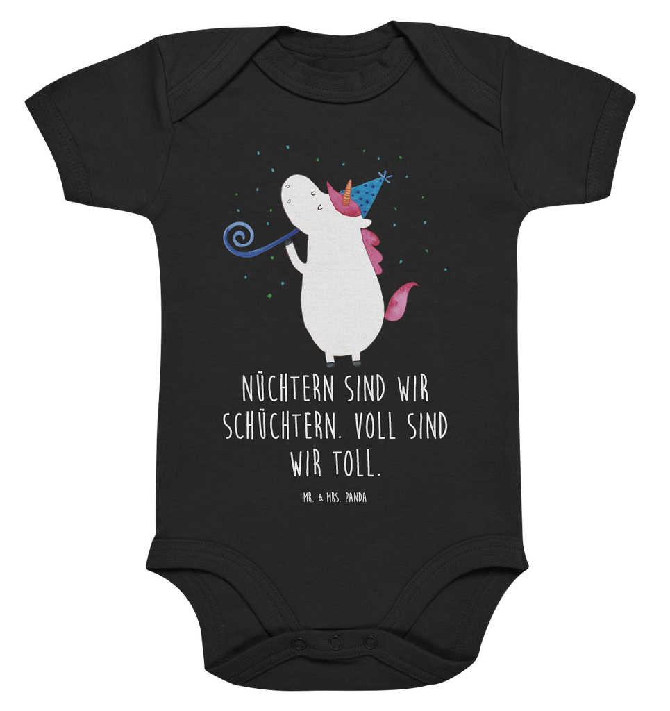 Organic Baby Body Einhorn Party Babykleidung, Babystrampler, Strampler, Wickelbody, Baby Erstausstattung, Junge, Mädchen, Einhorn, Einhörner, Einhorn Deko, Pegasus, Unicorn, Glitzer, Konfetti, Party, Geburtstag, Feier, Fest, Alkohol, Disco, Club