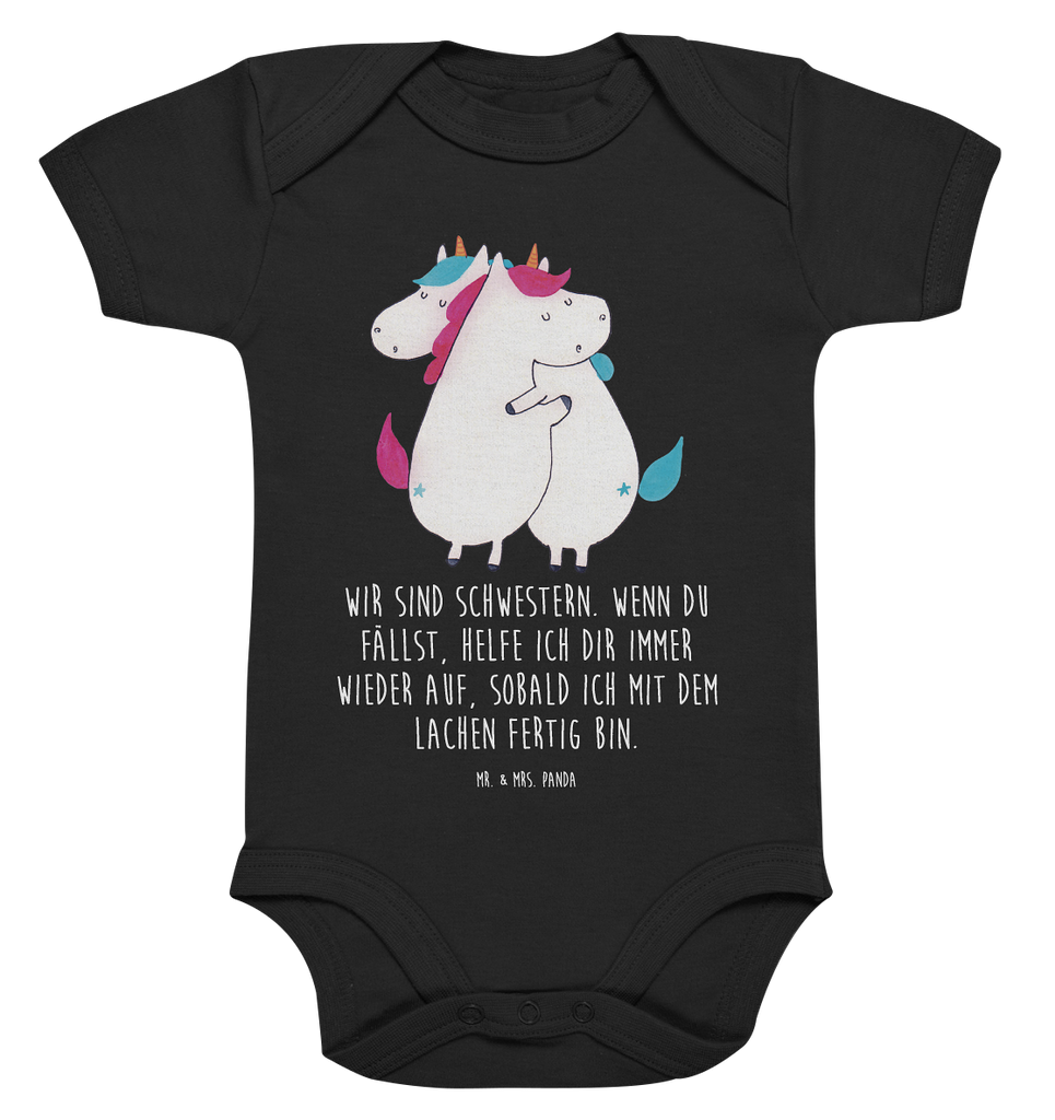 Organic Baby Body Einhörner Umarmen Babykleidung, Babystrampler, Strampler, Wickelbody, Baby Erstausstattung, Junge, Mädchen, Einhorn, Einhörner, Einhorn Deko, Pegasus, Unicorn, Freundinnen, Freundin, BFF, Schwester, Schwestern, Familie, Geschwister, Sister, Liebe