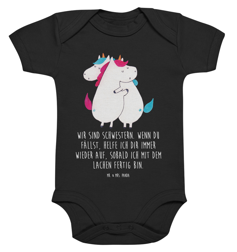 Organic Baby Body Einhörner Umarmen Babykleidung, Babystrampler, Strampler, Wickelbody, Baby Erstausstattung, Junge, Mädchen, Einhorn, Einhörner, Einhorn Deko, Pegasus, Unicorn, Freundinnen, Freundin, BFF, Schwester, Schwestern, Familie, Geschwister, Sister, Liebe