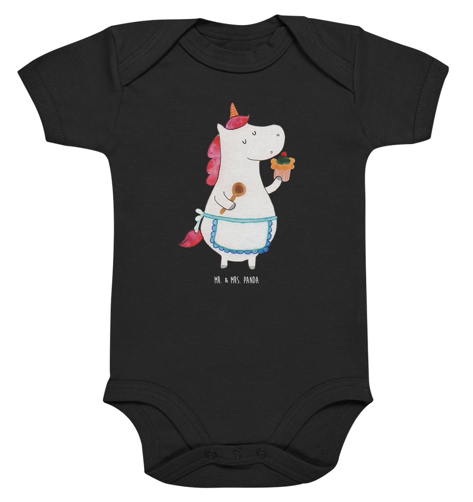 Organic Baby Body Einhorn Küchenfee Babykleidung, Babystrampler, Strampler, Wickelbody, Baby Erstausstattung, Junge, Mädchen, Einhorn, Einhörner, Einhorn Deko, Pegasus, Unicorn, backen, Muffin, Motivation, Träumer, träumen, Bäckerin, Hobbykoch, Koch, Torte, Kuchen