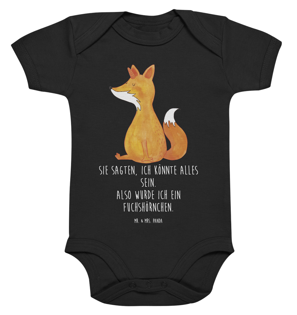 Organic Baby Body Fuchshörnchen Babykleidung, Babystrampler, Strampler, Wickelbody, Baby Erstausstattung, Junge, Mädchen, Einhorn, Einhörner, Einhorn Deko, Pegasus, Unicorn, Fuchs, Unicorns, Fuchshörnchen, Fuchshorn, Foxycorn, Füchse