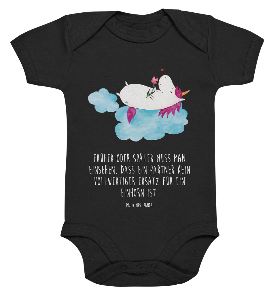 Organic Baby Body Einhorn verliebt auf Wolke Babykleidung, Babystrampler, Strampler, Wickelbody, Baby Erstausstattung, Junge, Mädchen, Einhorn, Einhörner, Einhorn Deko, Pegasus, Unicorn, verliebt, Liebe, Liebesbeweis, Freundin, Wolke