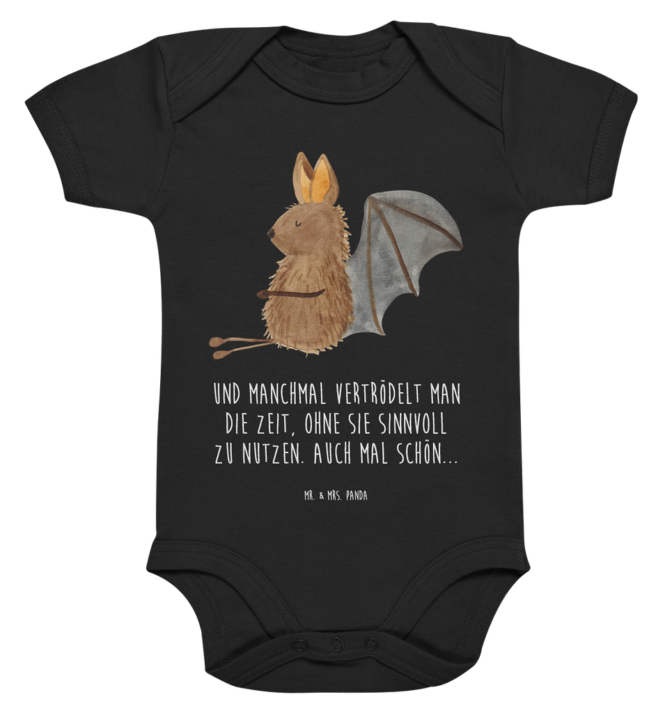 Organic Baby Body Fledermaus sitzend Babykleidung, Babystrampler, Strampler, Wickelbody, Baby Erstausstattung, Junge, Mädchen, Tiermotive, Gute Laune, lustige Sprüche, Tiere, Fledermaus, Fledermäuse, Motivation, entspannen