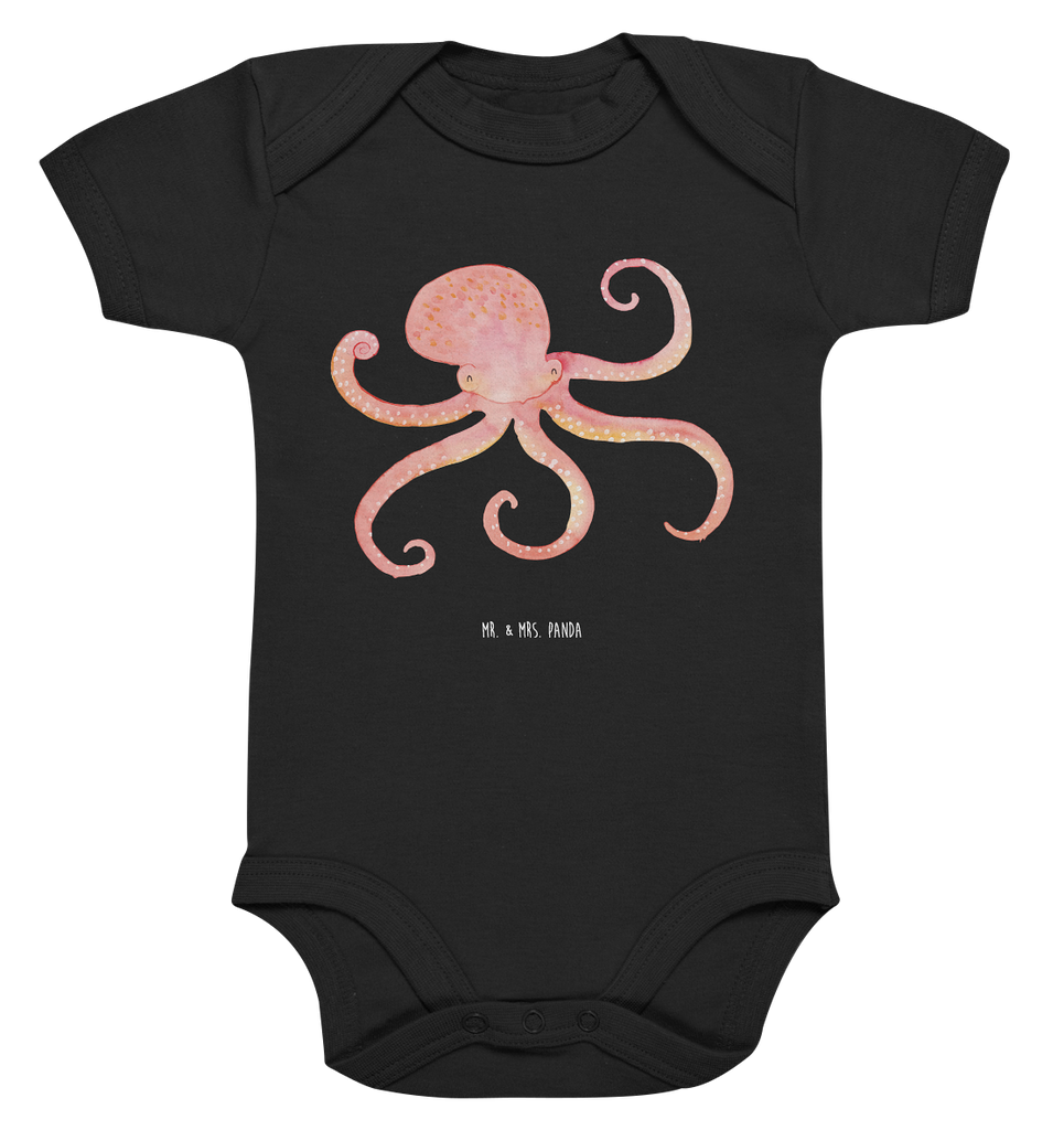 Organic Baby Body Tintenfisch Babykleidung, Babystrampler, Strampler, Wickelbody, Baby Erstausstattung, Junge, Mädchen, Tiermotive, Gute Laune, lustige Sprüche, Tiere, Meer, Meerestier, Krake, Tintenfisch, Arme, Wasser, Ozean