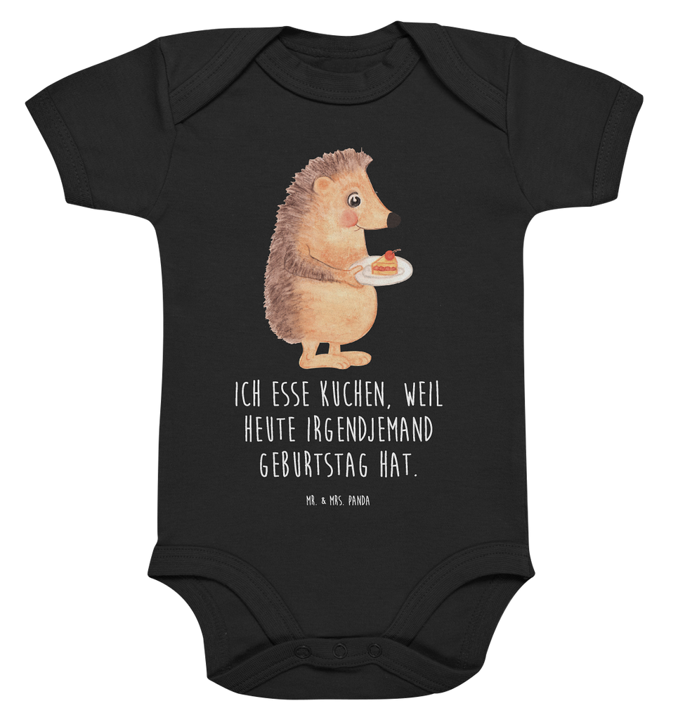 Organic Baby Body Igel mit Kuchenstück Babykleidung, Babystrampler, Strampler, Wickelbody, Baby Erstausstattung, Junge, Mädchen, Tiermotive, Gute Laune, lustige Sprüche, Tiere, Igel, Essen Spruch, Kuchen, Backen Geschenk, Kuchen backen, Einladung Party, Geburtstagskuchen, Torte