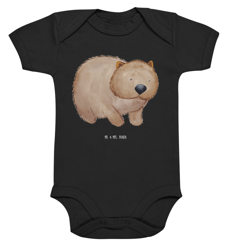Organic Baby Body Wombat Babykleidung, Babystrampler, Strampler, Wickelbody, Baby Erstausstattung, Junge, Mädchen, Tiermotive, Gute Laune, lustige Sprüche, Tiere, Wombat, Das Leben ist schön, Motivation, Spruch, Australien
