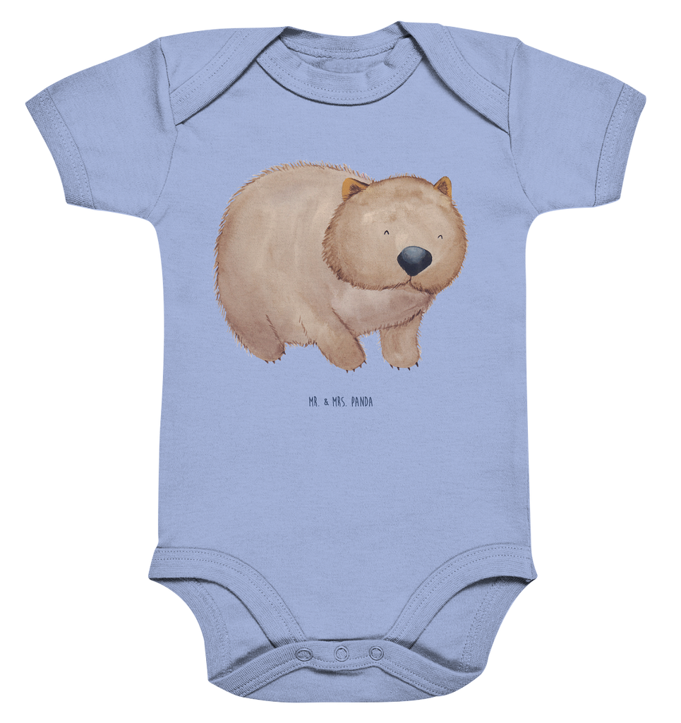 Organic Baby Body Wombat Babykleidung, Babystrampler, Strampler, Wickelbody, Baby Erstausstattung, Junge, Mädchen, Tiermotive, Gute Laune, lustige Sprüche, Tiere, Wombat, Das Leben ist schön, Motivation, Spruch, Australien