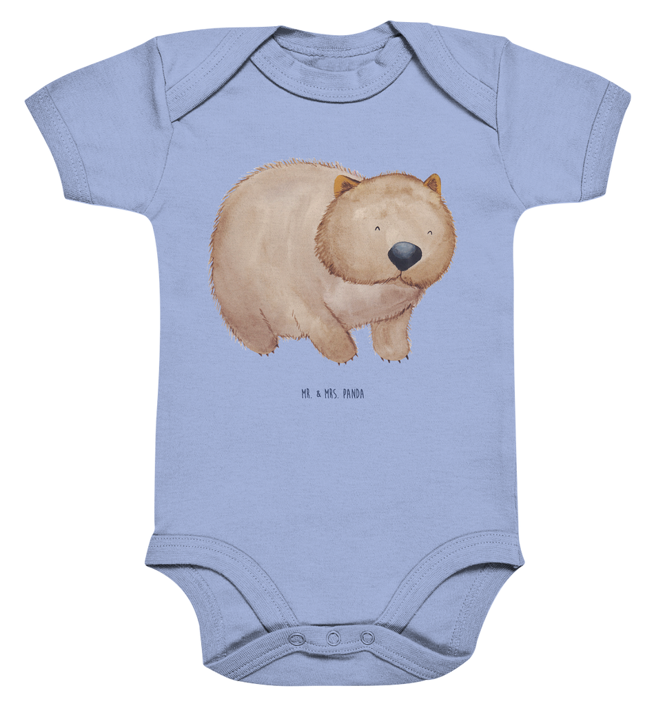 Organic Baby Body Wombat Babykleidung, Babystrampler, Strampler, Wickelbody, Baby Erstausstattung, Junge, Mädchen, Tiermotive, Gute Laune, lustige Sprüche, Tiere, Wombat, Das Leben ist schön, Motivation, Spruch, Australien