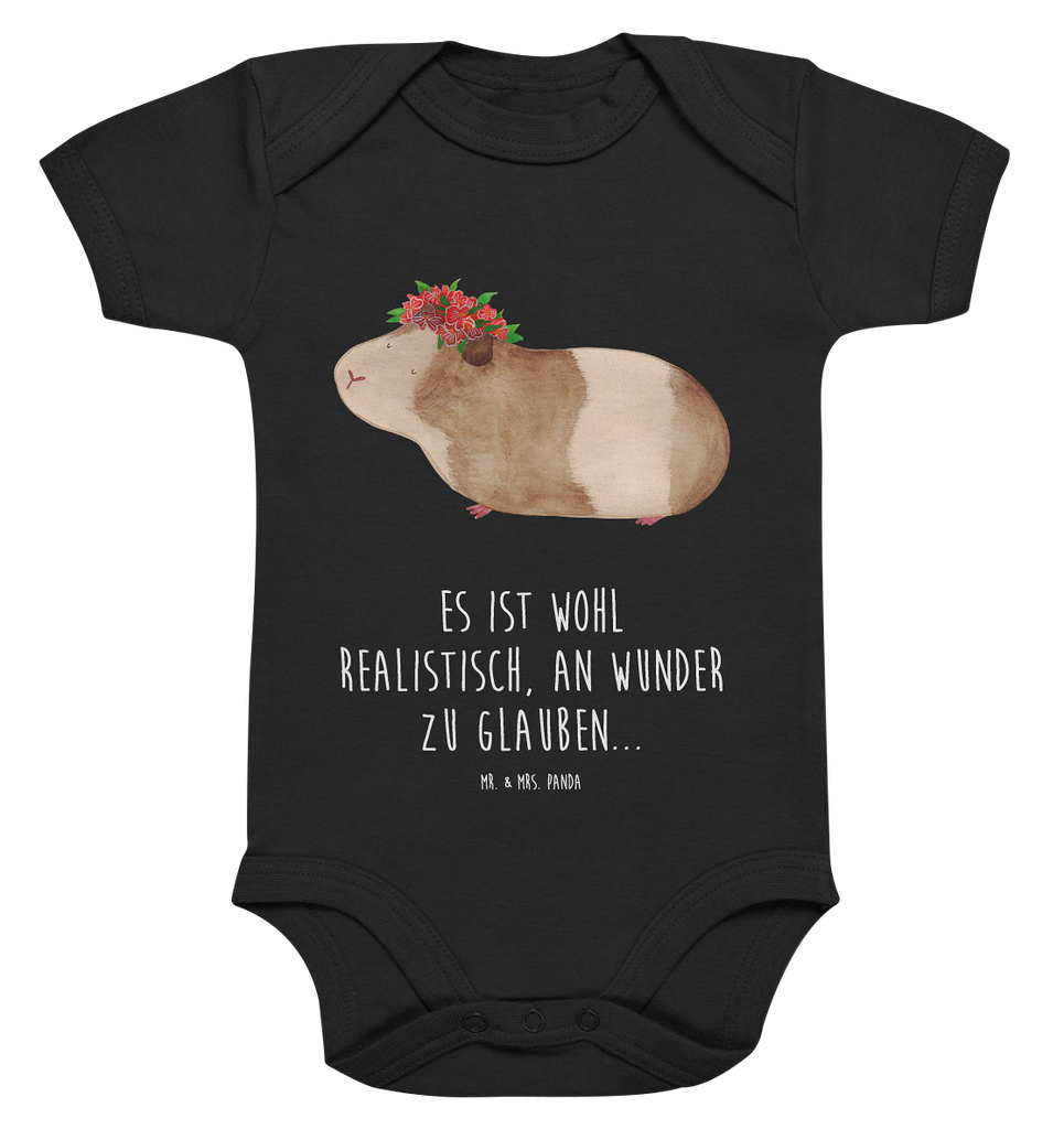 Organic Baby Body Meerschweinchen weise Babykleidung, Babystrampler, Strampler, Wickelbody, Baby Erstausstattung, Junge, Mädchen, Tiermotive, Gute Laune, lustige Sprüche, Tiere, Meerschweinchen, Meerie, Meeries, Wunder, Blumenkind, Realität, Spruch, Weisheit, Motivation, Wunderland