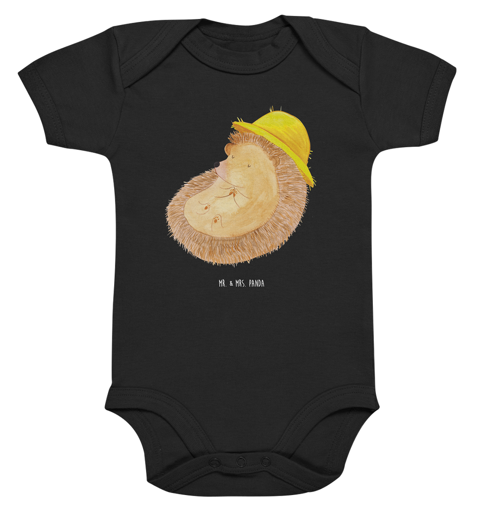 Organic Baby Body Igel betet Babykleidung, Babystrampler, Strampler, Wickelbody, Baby Erstausstattung, Junge, Mädchen, Tiermotive, Gute Laune, lustige Sprüche, Tiere, Igel, Igel mit Hut, Sonnenhut, Gott, Amen, beten, Leben, Dankbarkeit, Dankbar sein, dankbar, genießen