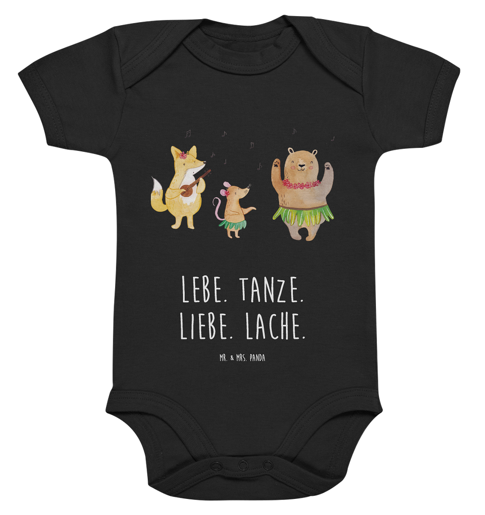 Organic Baby Body Waldtiere Aloha Babykleidung, Babystrampler, Strampler, Wickelbody, Baby Erstausstattung, Junge, Mädchen, Tiermotive, Gute Laune, lustige Sprüche, Tiere, Wald, Waldtiere, Musik, Aloha, Bär, Hase, Igel, Tanzen, Leben, Lachen