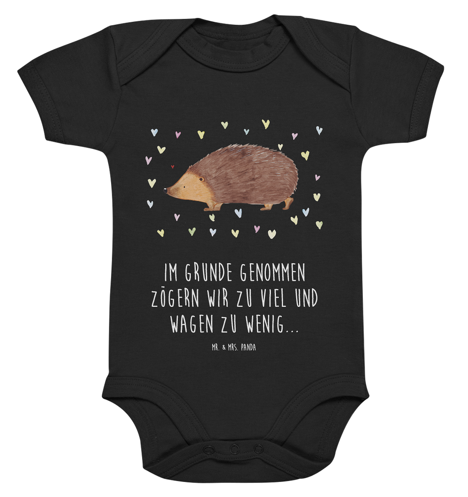 Organic Baby Body Igel Herzen Babykleidung, Babystrampler, Strampler, Wickelbody, Baby Erstausstattung, Junge, Mädchen, Tiermotive, Gute Laune, lustige Sprüche, Tiere, Liebe, Herz, Herzen, Igel, Vertrauen, Kuss, Leben