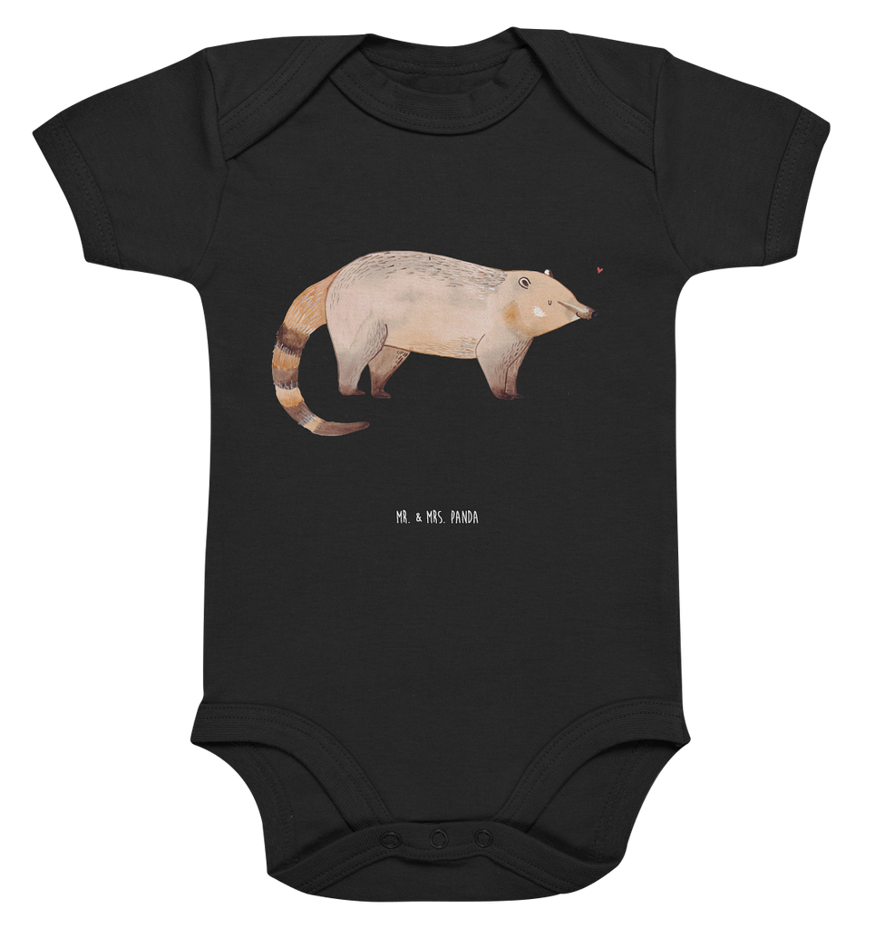 Organic Baby Body Nasenbär Babykleidung, Babystrampler, Strampler, Wickelbody, Baby Erstausstattung, Junge, Mädchen, Tiermotive, Gute Laune, lustige Sprüche, Tiere, Nasenbär, Nasenbären, Rüsselbär, Bär
