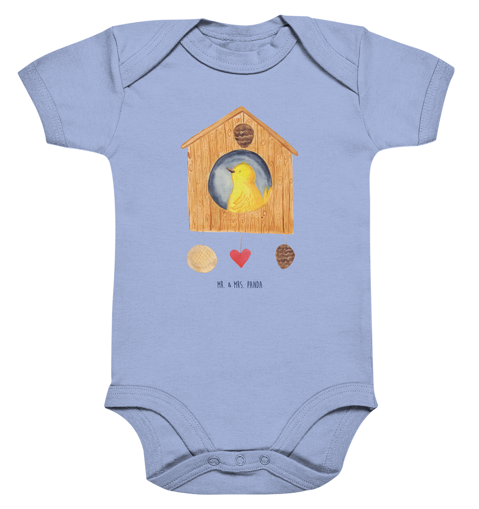 Organic Baby Body Vogelhaus Babykleidung, Babystrampler, Strampler, Wickelbody, Baby Erstausstattung, Junge, Mädchen, Tiermotive, Gute Laune, lustige Sprüche, Tiere, Vogel, Vögel, Vogelhaus, Vogelhäuschen, Home sweet home, Zuhause, Nest, Eigenheim, Familie, Wohnung, Haus, unser Haus, Lieblingsort, Castle