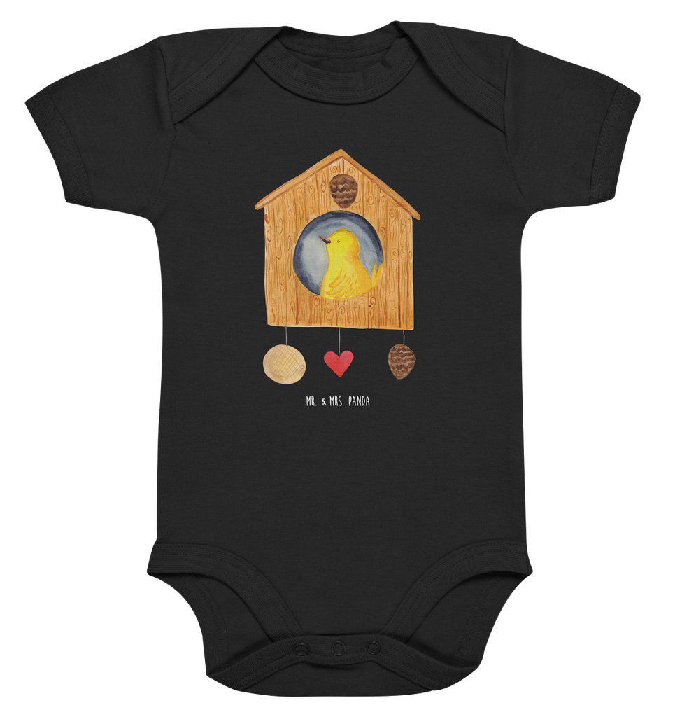 Organic Baby Body Vogelhaus sweet Home Babykleidung, Babystrampler, Strampler, Wickelbody, Baby Erstausstattung, Junge, Mädchen, Tiermotive, Gute Laune, lustige Sprüche, Tiere, Vogelhaus, Vogel, Home sweet Home, Einzug, Umzug, Geschenk, Einzugsgeschenk, Hausbau, Haus