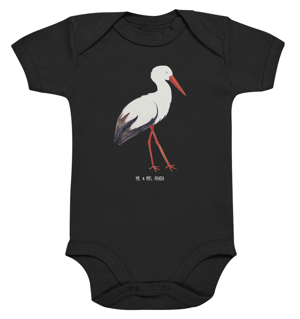 Organic Baby Body Storch Babykleidung, Babystrampler, Strampler, Wickelbody, Baby Erstausstattung, Junge, Mädchen, Tiermotive, Gute Laune, lustige Sprüche, Tiere, Storch, Störche, Schwangerschaft, Geburt, Mutter, Mütter, Mutter werden, Schwanger, Babybauch, Baby