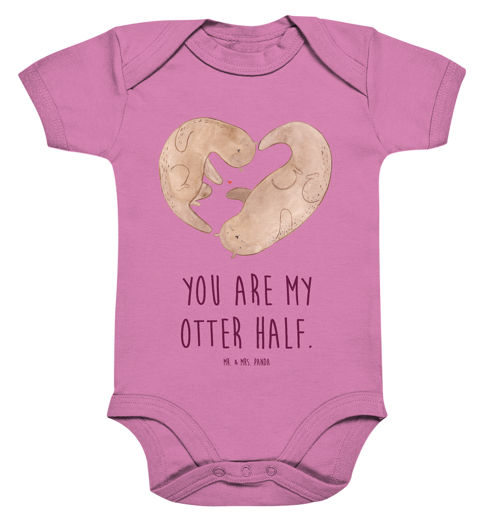 Organic Baby Body Otter Herz Babykleidung, Babystrampler, Strampler, Wickelbody, Baby Erstausstattung, Junge, Mädchen, Otter, Fischotter, Seeotter, Liebe, Herz, Liebesbeweis, Liebesgeschenk, Bessere Hälfte, Love you, Jahrestag, Hochzeitstag, Verlobung, gemeinsames Leben