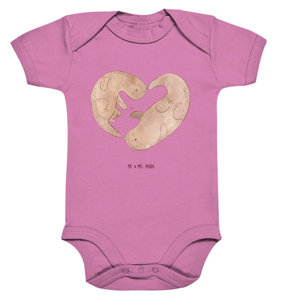 Organic Baby Body Otter Herz Babykleidung, Babystrampler, Strampler, Wickelbody, Baby Erstausstattung, Junge, Mädchen, Otter, Fischotter, Seeotter, Liebe, Herz, Liebesbeweis, Liebesgeschenk, Bessere Hälfte, Love you, Jahrestag, Hochzeitstag, Verlobung, gemeinsames Leben