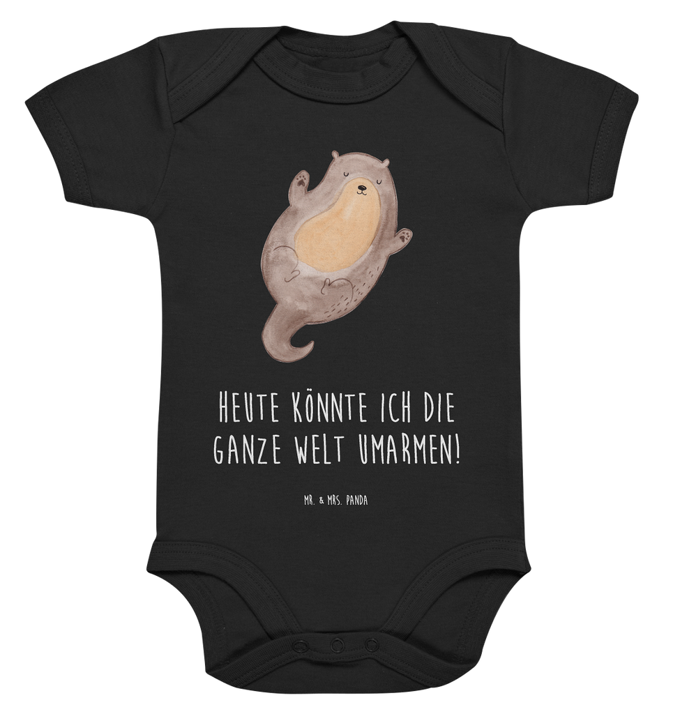 Organic Baby Body Otter Umarmen Babykleidung, Babystrampler, Strampler, Wickelbody, Baby Erstausstattung, Junge, Mädchen, Otter, Fischotter, Seeotter, Otter Seeotter See Otter