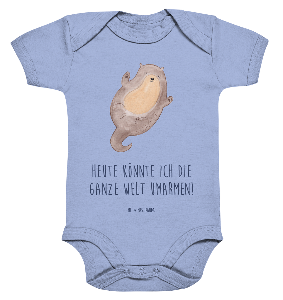 Organic Baby Body Otter Umarmen Babykleidung, Babystrampler, Strampler, Wickelbody, Baby Erstausstattung, Junge, Mädchen, Otter, Fischotter, Seeotter, Otter Seeotter See Otter